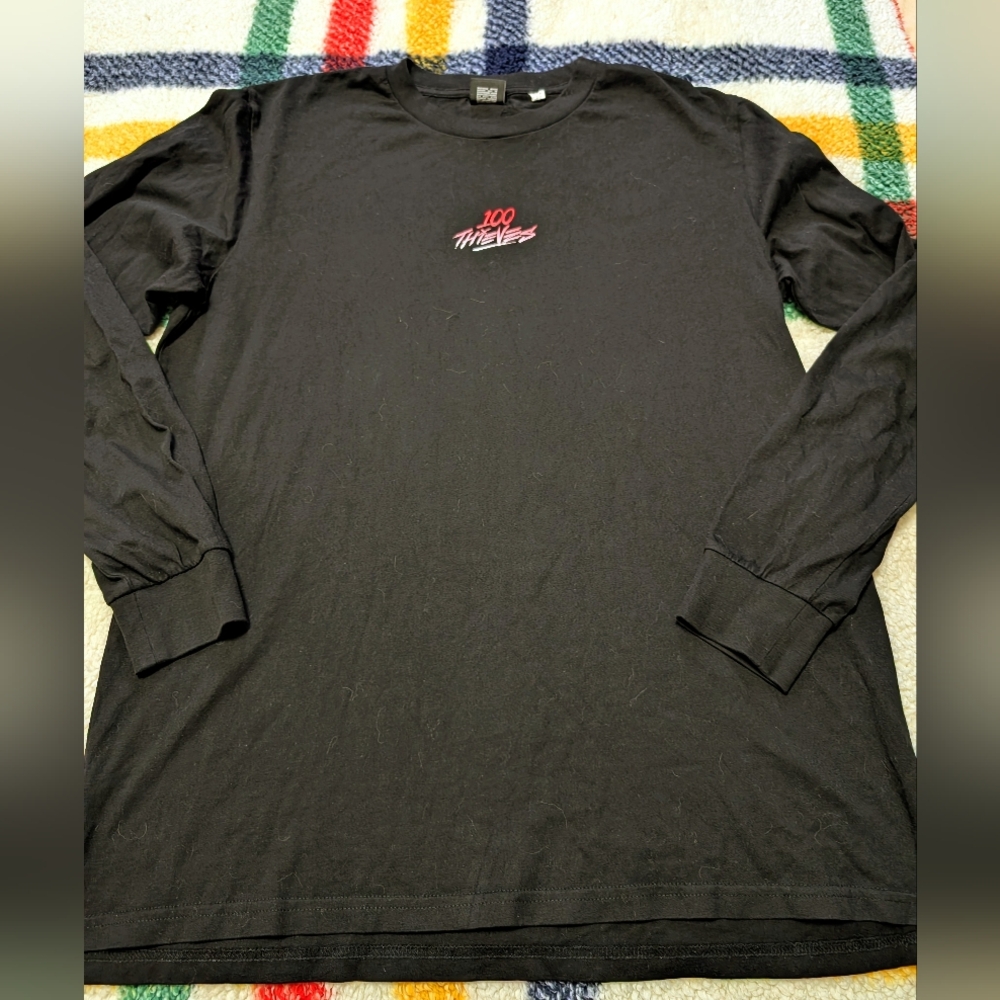 Black 100 Thieves Long Sleeve Shirt